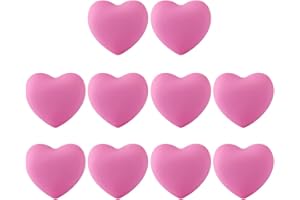 iVansa Pomelli Mobili per Bambini, 10 Pezzi Forma di Cuore Maniglie per Armadio, Cassetto, Bagno, Decorazione per la Cameretta dei Bambini