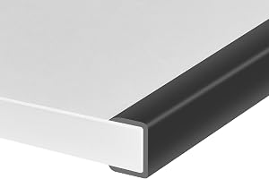 Gummikantlist, självhäftande flexibelt kantskydd för plywood, skåp och låda, storlek 25 mm, passar 24-26 mm, skala och klistr