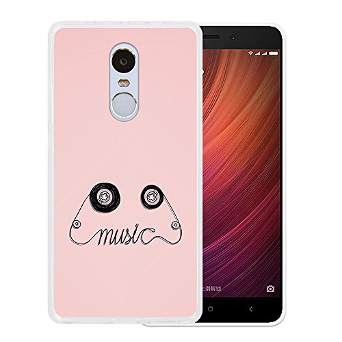 WoowCase Funda Xiaomi Redmi Note 4 Xiaomi Redmi Note 4 Funda Silicona Gel Flexible Cinta de Musica Carcasa Case TPU Silicona - Transparente WoowCase Funda Xiaomi Redmi Note 4 Xiaomi Redmi Note 4 Funda Silicona Gel Flexible Cinta de Musica Carcasa Case TPU Silicona - Transparente