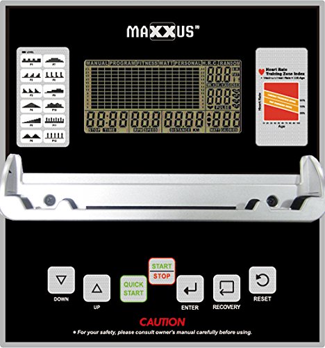 MAXXUS Crosstrainer CX 7.3e / Elliptischer Bewegungsablauf. Ellipsentrainer. Softpedale, elektr. gesteuertes Magnetbremssystem, Trainingsprogramme, HRC-Programme, User-Programme, Wattprogramm, Transportrollen. Exklusives Design. - 4