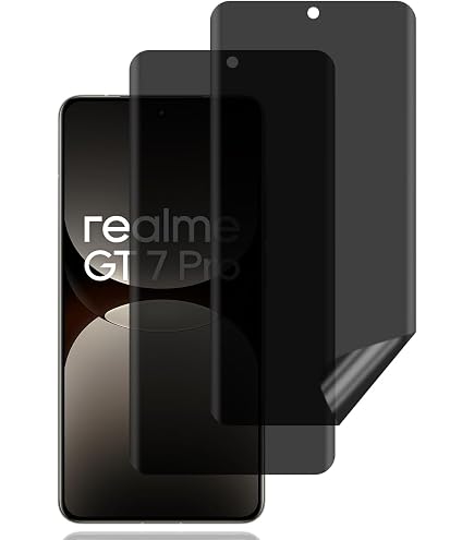 Pellicola Privacy Anti-Spia In TPU Per Realme GT 7T / GT 7 / Xiaomi 13T / 13T Pro - 2 Pezzi, Copertura Totale, Anti-Graffio, Senza Bolle, Idrogel, Protezione Schermo