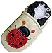Carozoo Ladybug Cream Soft Sole Leather Baby Toddler Infant Kids Shoes Slippers Booties 6-12M