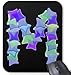 Produktbild Gaming Mouse Pad Buchstabe M, blaue Seaglass-Mosaikquadrate Design für Desktop und Laptop 1 Packung 25x20cm / 9.8x7.9in