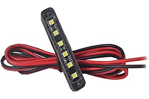 JINXIU 1pc Waterproof Plate light with 6 White LED For License Plate Light,Backup Light,tail light or Brake Light for Motorcycle Bike ATV Car RV SUV …