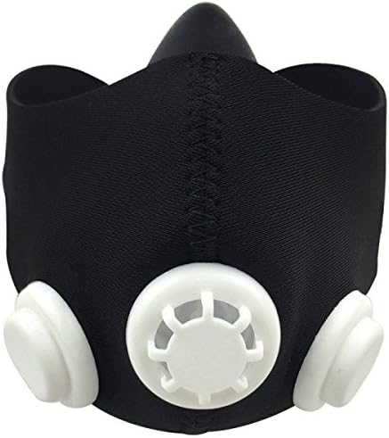 BHUE Sports Training Mask High Altitude Conditioning Masks For Running Cycling Workout For Man And Women,Black-S