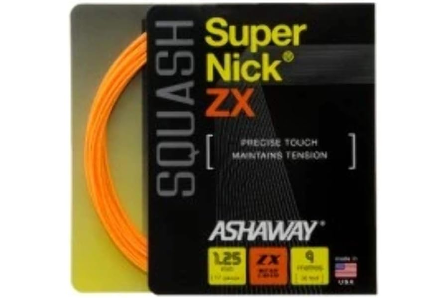 ASHAWAY SuperNick ZX Wear Layer Squash String Set