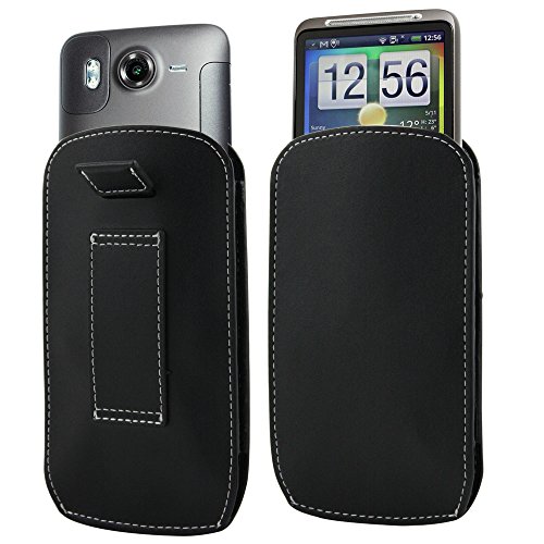 Muvit MUCUN0009 - Funda universal XL con tirador y trabilla para el cinturón (62 x 115 x 7 mm) negro