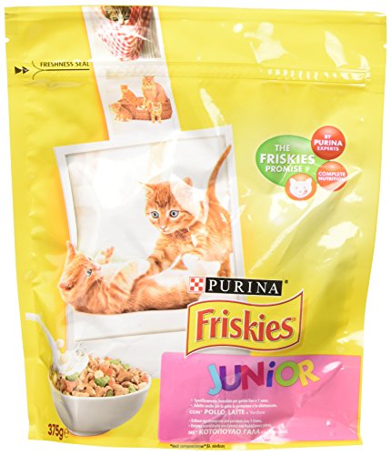 Friskies Junior Crocchette For The Cat With Chicken Milk And Added Vegetables 375 G Pack Of 12 Buy Online In Bahamas At Bahamas Desertcart Com Productid