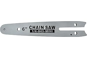 SAND DR BRUSH La placa de guía de la cadena de 6 pulgadas es adecuada para la cadena de 6" Mini sierra de cadena de carga de mano, placa de guía de la sierra de la cadena de jardín del jardín