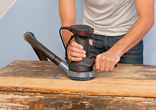 Skil Multi-Stripper 8100 AC, 550 W, 125 mm Pad, 1 Fleecescheibe, 1 Velcroscheibe, 1 Polierscheibe, 240er Schleifpapier, 1,9 kg - 2