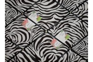 Rosey Rose Medium Zebra Print Hand Crafted Fabric Notice/Pin/Memo Board