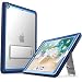 Produktbild Neu iPad 9,7 Zoll Hülle, i-Blason [Ares Serie] Case Ganzkörper Robust Schutzhülle Transparent Hülle Cover mit eingebautem Displayschutz und Halterung für Apple iPad 9,7 Zoll 2017, Blau