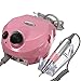 DANCINGNAIL 220V Acrylic Electric Nail Drill File Buffer Bits Manicure Pedicure Kit Set Pink