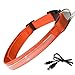 Produktbild Tping Wiederaufladbar USB Leuchthalsband LEDhalsband Leuchtband Leuchtschlauch Blinkhalsband mit Verstellbar Länge - Klein, Orange