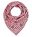 Produktbild SIX Oktoberfest rot-weiß kariertes Damen Halstuch aus Baumwolle, leicht, mit Lebkuchen-Herzen, Wiesn, Wasn, Dirndl, Vichy-Karo, 65 x 65 cm (426-339)