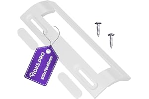 Vioks.pro Frigorifero Maniglia Universale 196mm con 2 Viti Maniglia Porta - Maniglia Bianco, Maniglia per Frigorifero/Bosch Frigorifero Ricambi