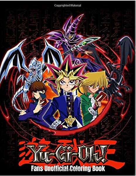 Yu Gi Oh Fans Unofficial Coloring Book Yugioh Coloring Book