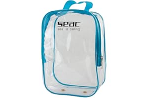 SEAC Full Face Mask Bag Clear Plastic Snorkel Mask Bag