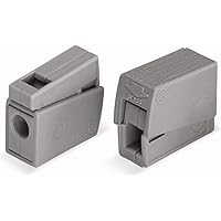 WAGO 224-101 Netzanschlussklemme, grau, 100 Stück