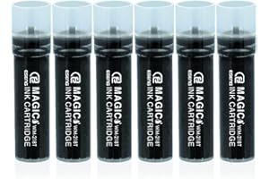 ESENG® Cartucho de tinta para marcadores de pizarra Magic WM-218T (6x Negro)