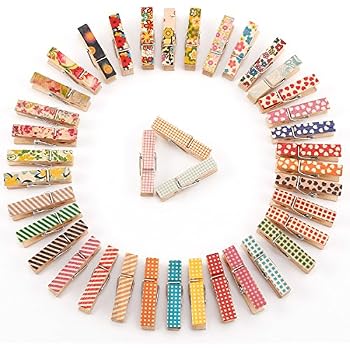 50 Mollette In Legno A Forma Di Cuore Con Corda Di Canapa 10m E Chiodi Anti-traccia – Kit Fai-da-te Per Decorazioni, Matrimoni E Foto, 3.7 Cm