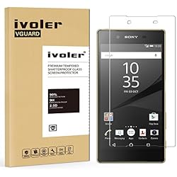 iVoler Protector de Pantalla para Sony Xperia Z5 Premium, Cristal Vidrio Templado Premium