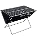 Produktbild [pro.tec] Klappgrill Faltgrill (schwarz) - (41 x 29cm) - Venusgrill/wiederverwendbar
