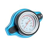  KKmoon Tapa Cubierta de Radiador Universal Termostš¢tica con Calibrador de Temperatura de Agua 0.9BAR