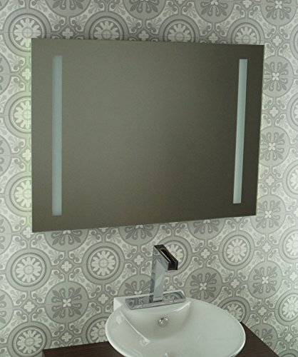 LED Badspiegel / Badezimmerspiegel / Leuchtspiegel / Lichtspiegel / Spiegel mit LED-Beleuchtung „James“ 80 x 60cm - 4