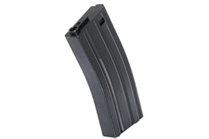 AIRSOFT GANG Airsoft Softair Parts 120rd Mid-Cap Mag Econ Magazin Für M4 M16 Serie Schwarz