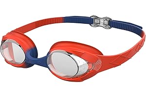 SWAUSWAUK Occhialini Nuoto Bambini - Occhialini Piscina per Ragazzi Ragazze 4-12 anni, Antiappannamento Impermeabile Facile da Regolare