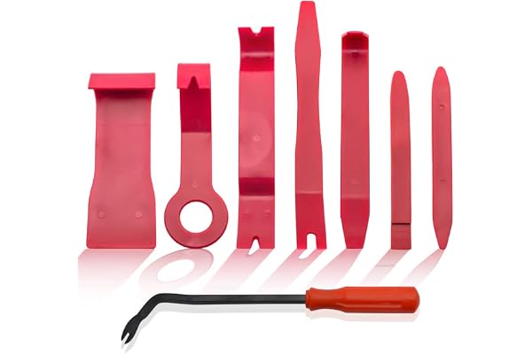 BeiLan 8 Pièces Outils pour Garnitures, Outil Démontage Garniture Installation Kit Outils pour Panneau/Autoradio/Accessoires/Porte/Tableau de Bord de Voiture, Installateur Pry Outil