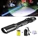 Produktbild LED Taschenlampe, Vander Super Hell 5000 Lumen T6 Taktische Taschenlampe mit 5 Leuchtmodi, Einstellbar Wasserfest Tragbare Taschenlampen (Inklusive 2 x 18650 Batterie oder Akku Und Adapter dabei)