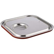 APS 80023 Couvercle GN 1/1 Enfichable Transport - Joint Silicone Acier Inox