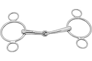 ‎HERM SPRENGER Sprenger - Edelstahl 3-Ring Trense TURNADO