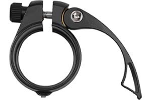 Cloudpower Bike Seat Clamp, 38mm Bordhap Seatpost Clamp Quick Release Tube Post Collar Anti Slip Aluminium Alloy Seat Tube Lever for Folding Mountain Bicycle