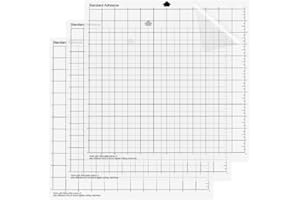 TMBMLPP 3PZ Tappetino Taglio Rete per Cricut 12*12 Tappetini Trasparenti da Taglio Plotter per Silhouette Ritratto Tappeto Piano da Taglio Adesivo Antiscivolo Cutting Mat per Cricut Silhouette Cameo