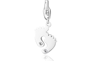 S’AGAPÕ S'Agapõ Charm Donna in Acciaio e Cristalli | Collezione Happy - SHA388