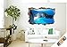 Produktbild Wandloch 3D-Optik - Verschiedene Designs - Wandtattoo 70 x 105 cm Wandbilder Sticker Aufkleber (D046 Griechenland Bucht)
