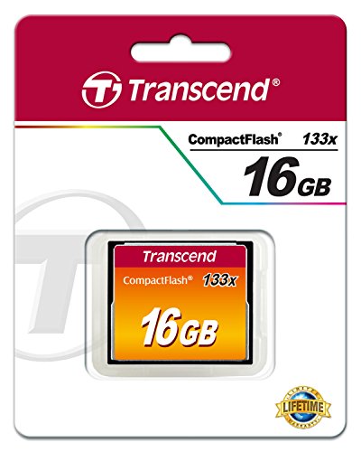 Transcend 16GB CompactFlash CF Card 133x MLC Chip - 5