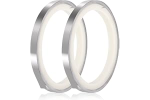DAFUHAO 2 Rotoli Nastro Nichelato Batterie Al Litio Striscia Nichel per Saldature 8 MM Nastro Nichel Strisce di Nichel Strip Nichelato per 18650 26650 32650 Saldatura a Punti con Batteria AA