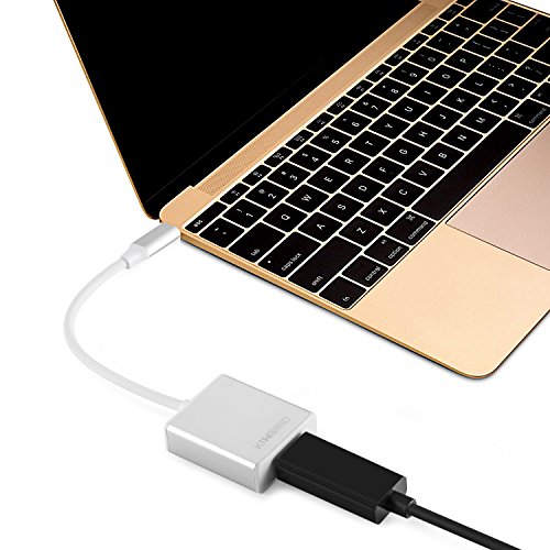 KiWiBiRD USB 3.1 Typ-C THUNDERBOLT 3 zu HDMI 4K*2K Adapter (18.5cm Kabel, USB TYPE C zu HDMI) für Apple MacBook 12”, Google 2nd Chromebook Pixel, Asus Zen AiO PC, Dell XPS 12 2-in- 1(9250) / XPS 13(9350) / XPS 15 (9550), Samsung Galaxy TabPro S 12” und mehr Typ C fähige Geräte - 4