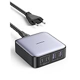 UGREEN Nexode 65W USB C Charger GaN USB C Power Adapter 4 Port PD Charger Table Charger Compatible with MacBook Pro/Air, iPad