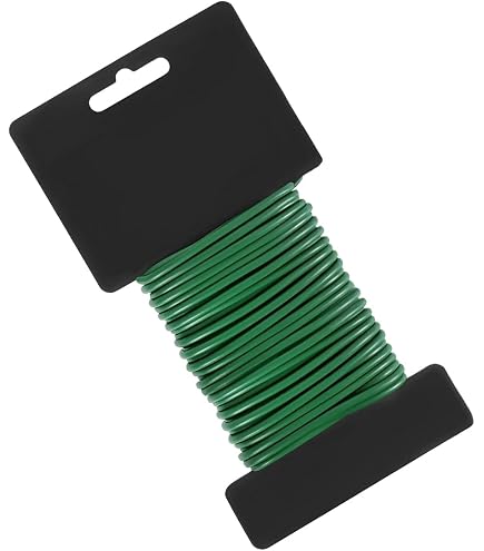 3 fascette verdi da giardino morbide da 3,5 mm x 20 m, flessibili