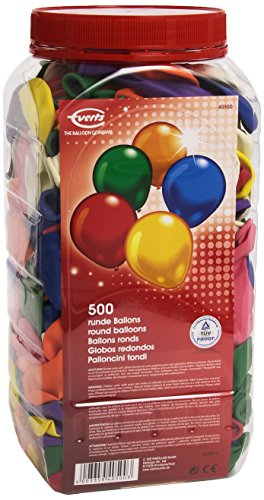 Imagen 2 de Everts Ballon 405003-500 globos en la caja de surtido de colores