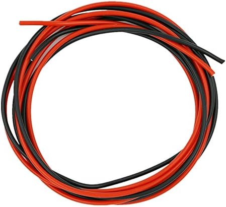 16 Gauge Silicone Wire Cable Soft Flexible 16AWG For RC Electric Engine Motor Battery ESC (3ft Black &amp; 3ft Red)