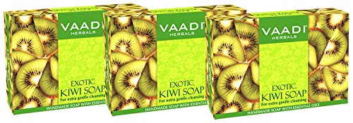 Vaadi Herbals Value Exotic Kiwi Soap with Green Apple Extract, 3 x 75g RS.89 (26.00% Off) - Amazon