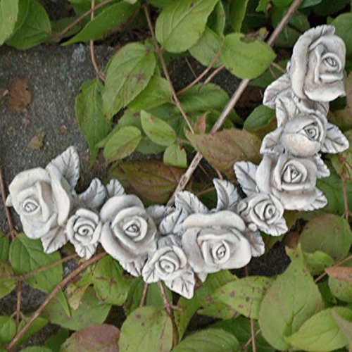 Rosenblüten Ranke wetterfest für die Grabdekoration. Länge 16cm - 3