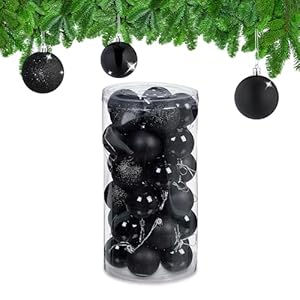 Relaxdays Set 30 Bolas Navidad,