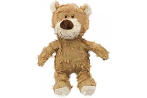 GUSHE Indestructible Robust Bear, Extreme Bear Dog Toy, Extremebear Dog Companion for Heavy Chewers, Soft Dog Toys Bear, Plush Dog Squeaky Toys, Stuffing Dog Toys, Indestructible Dog Toys (L, Light Brown)